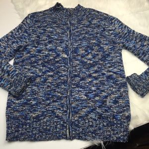 Dress Barn Zippered Tweed Sweatet